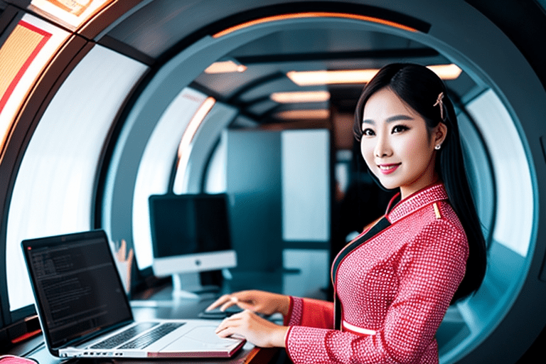 Creating content from space